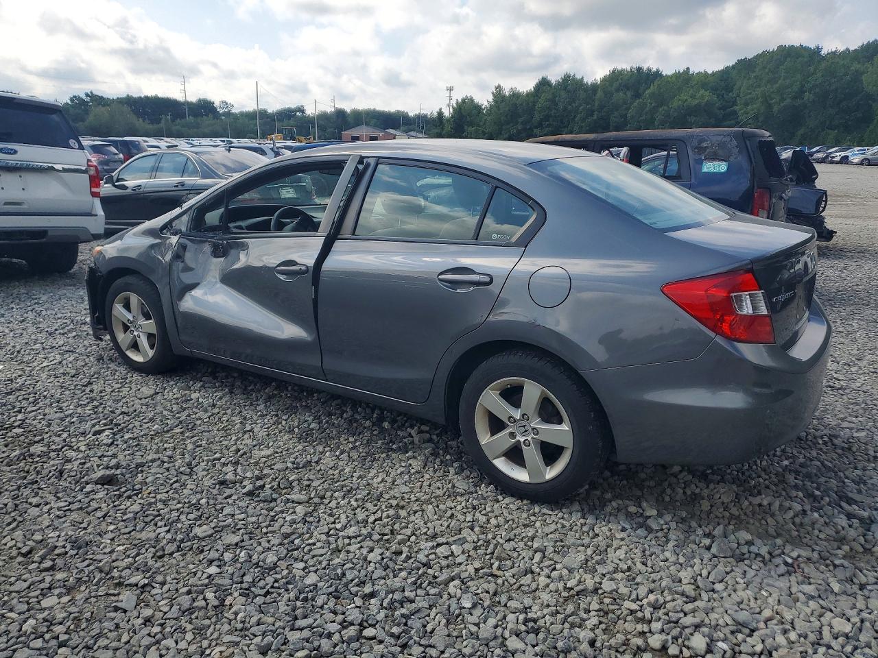 2012 Honda Civic Ex Gray vin: 19XFB2F81CE304690