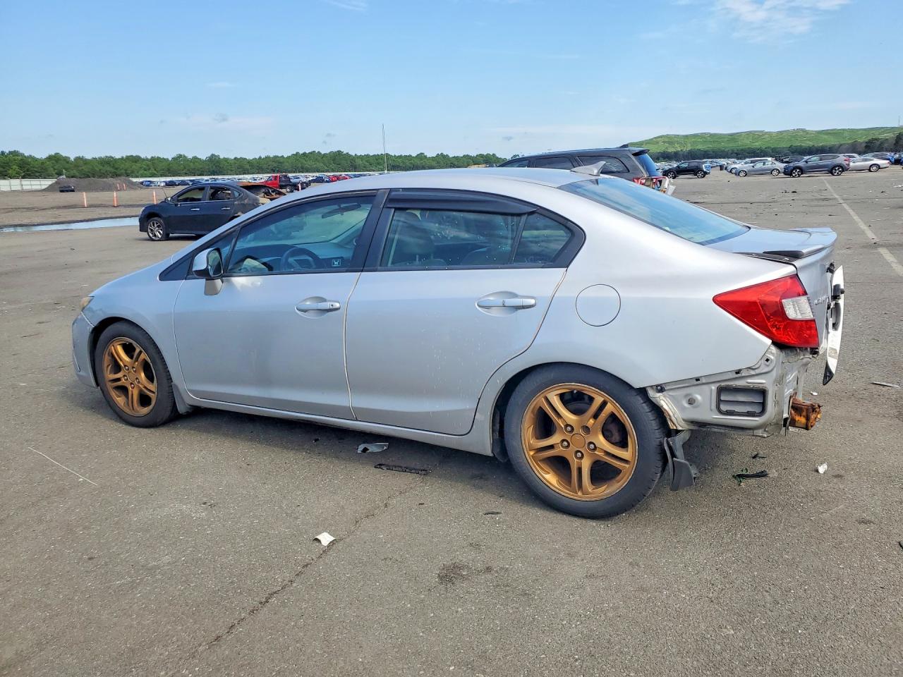 2012 Honda Civic Ex Серебряный vin: 19XFB2F81CE330383