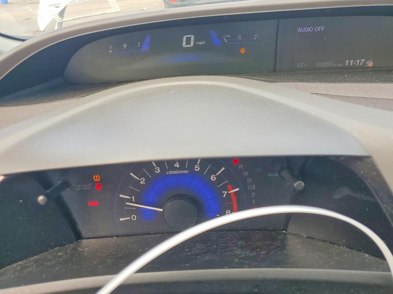 2012 Honda Civic Ex Серебряный vin: 19XFB2F81CE330383