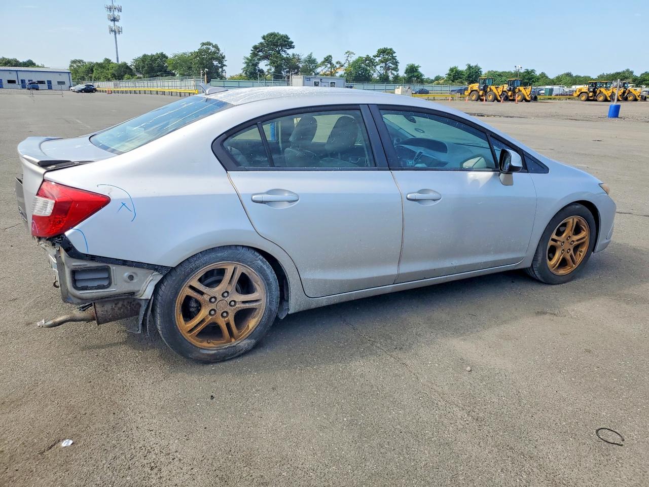 2012 Honda Civic Ex Серебряный vin: 19XFB2F81CE330383