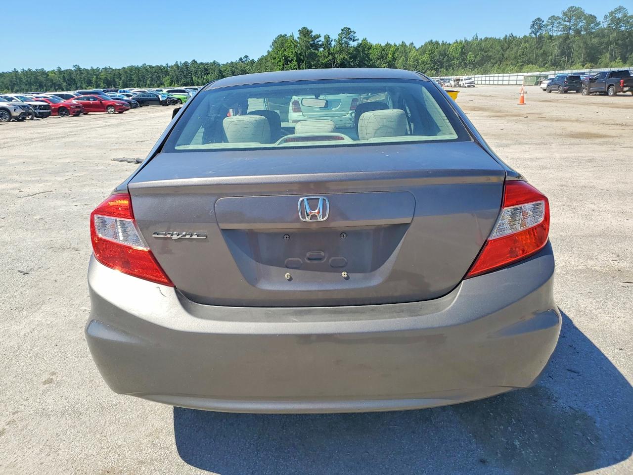 2012 Honda Civic Ex Gray vin: 19XFB2F81CE359642