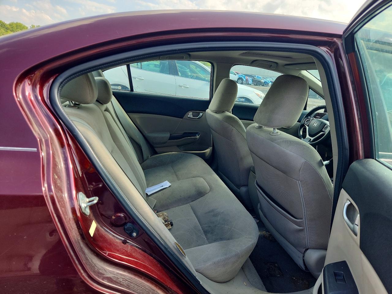 2012 Honda Civic Ex Бордовый vin: 19XFB2F81CE390812