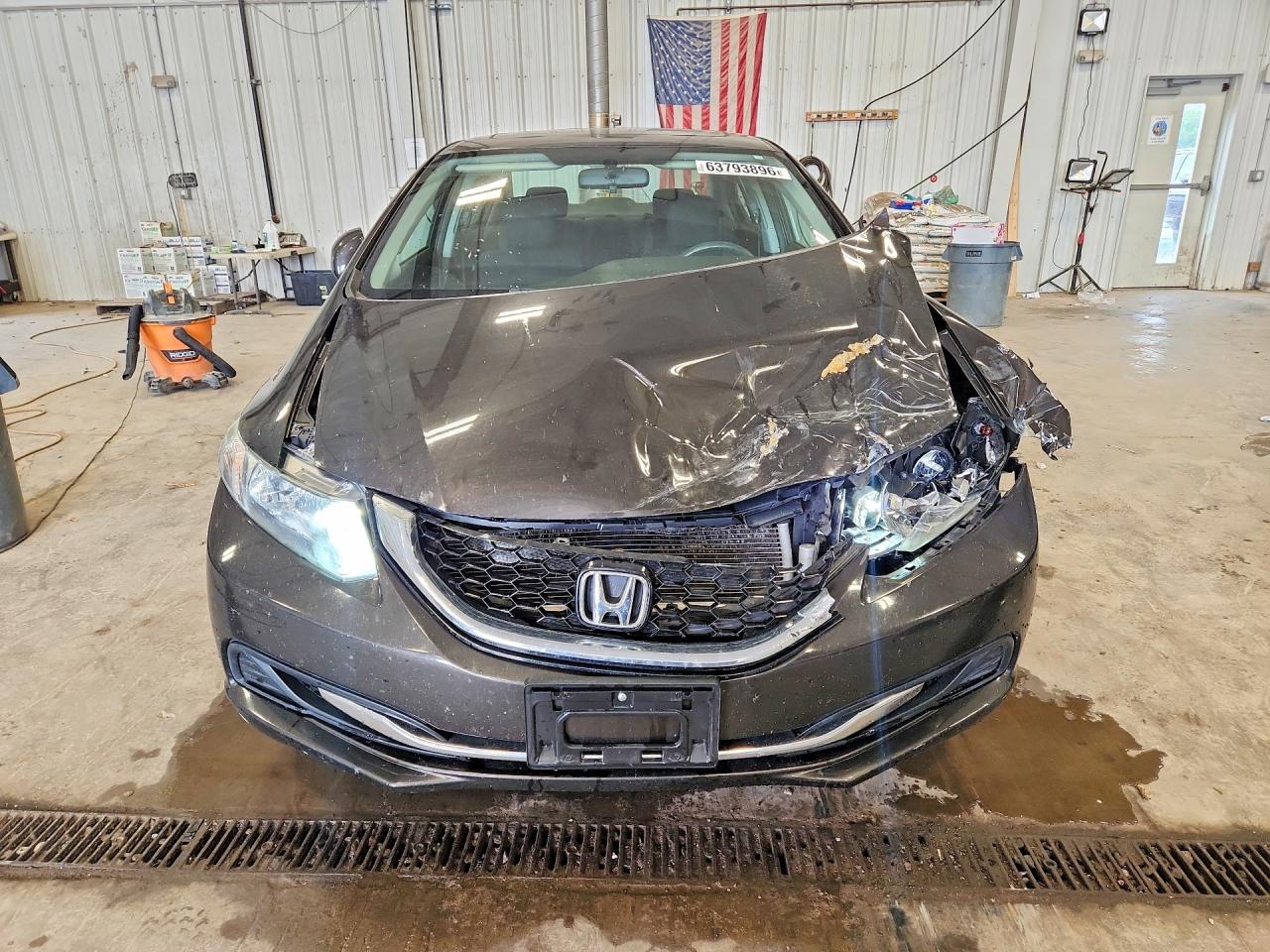 2013 Honda Civic Ex Brown vin: 19XFB2F81DE012815