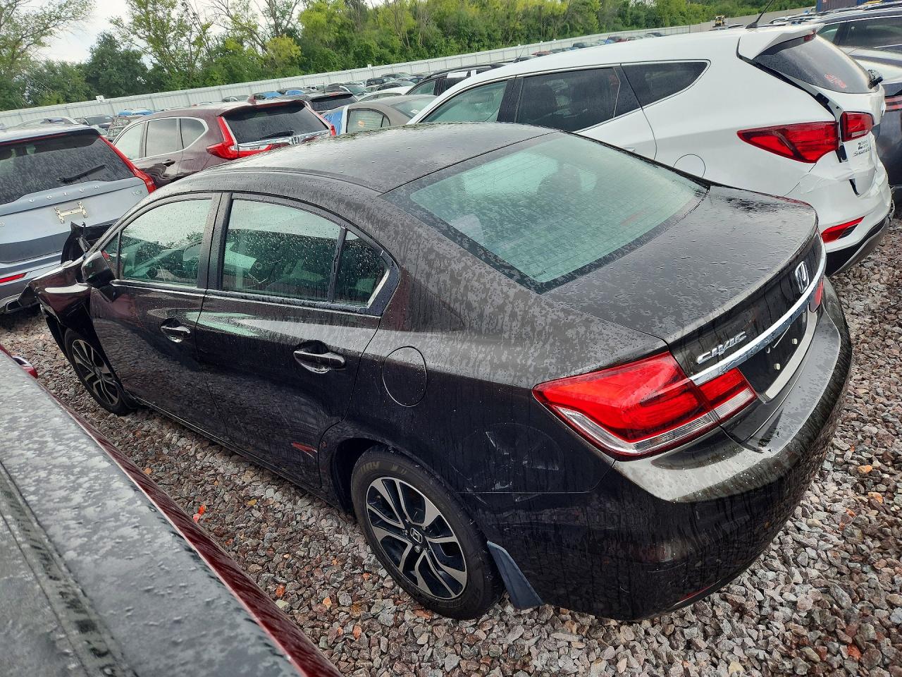 2013 Honda Civic Ex Brown vin: 19XFB2F81DE012815