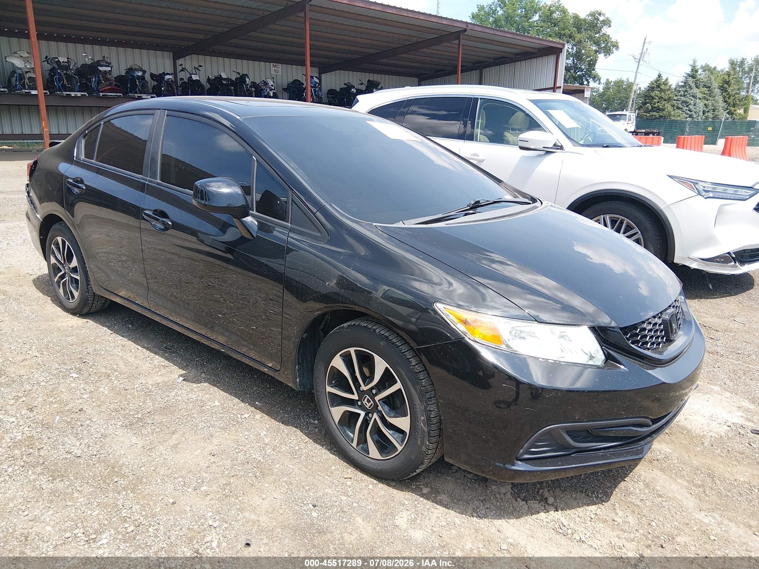 2013 Honda Civic Ex Black vin: 19XFB2F81DE019487