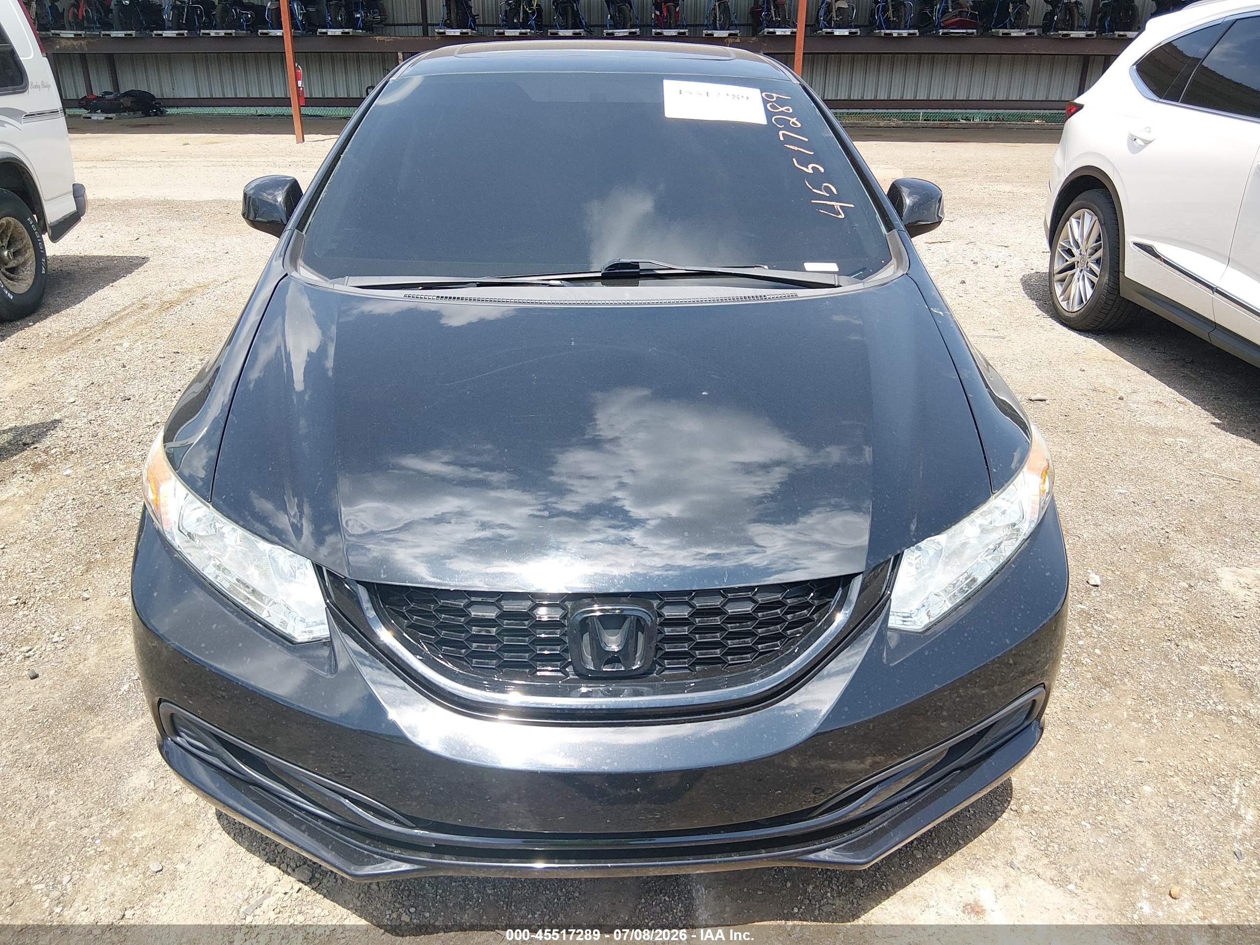 2013 Honda Civic Ex Black vin: 19XFB2F81DE019487