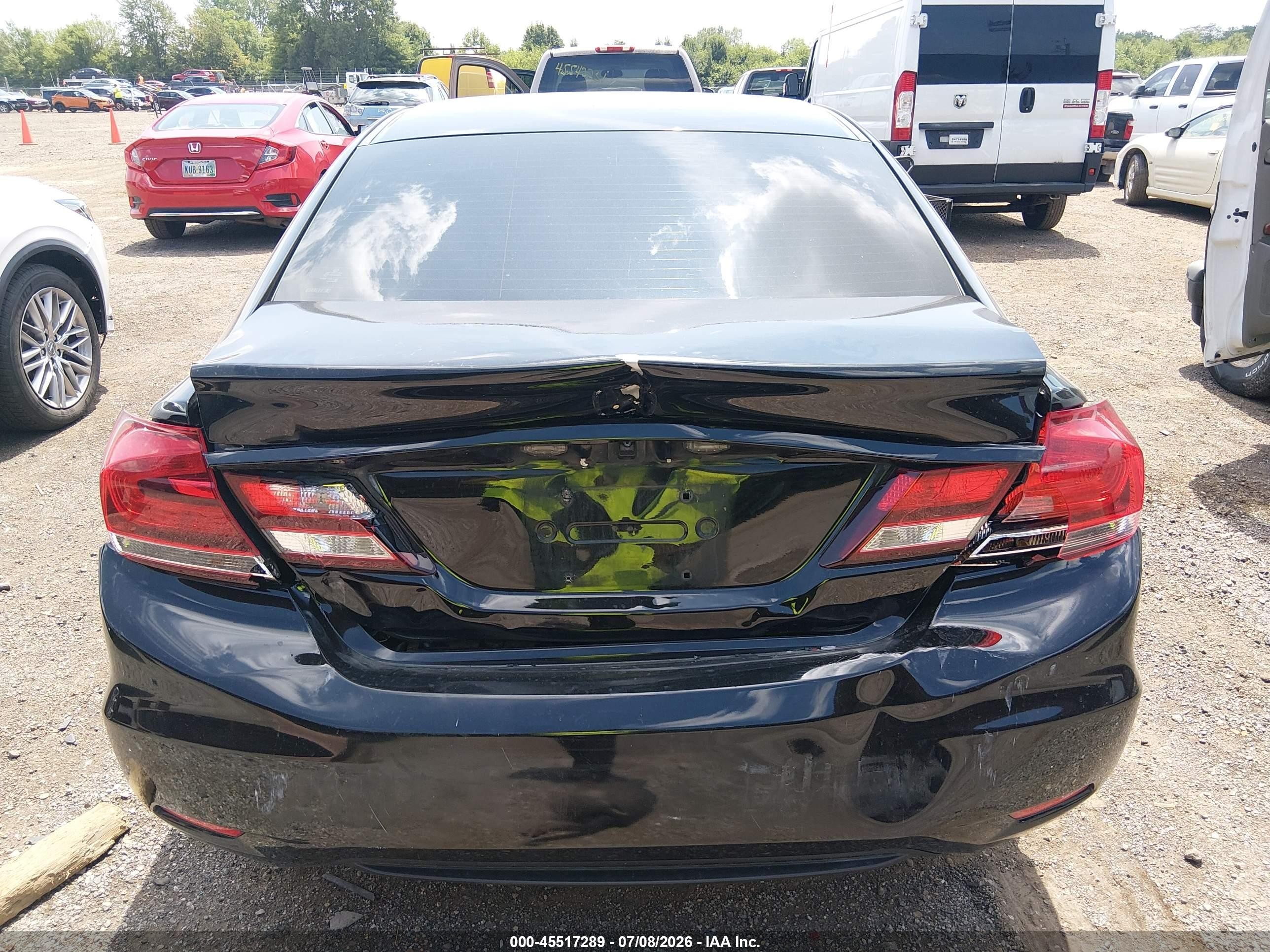 2013 Honda Civic Ex Black vin: 19XFB2F81DE019487
