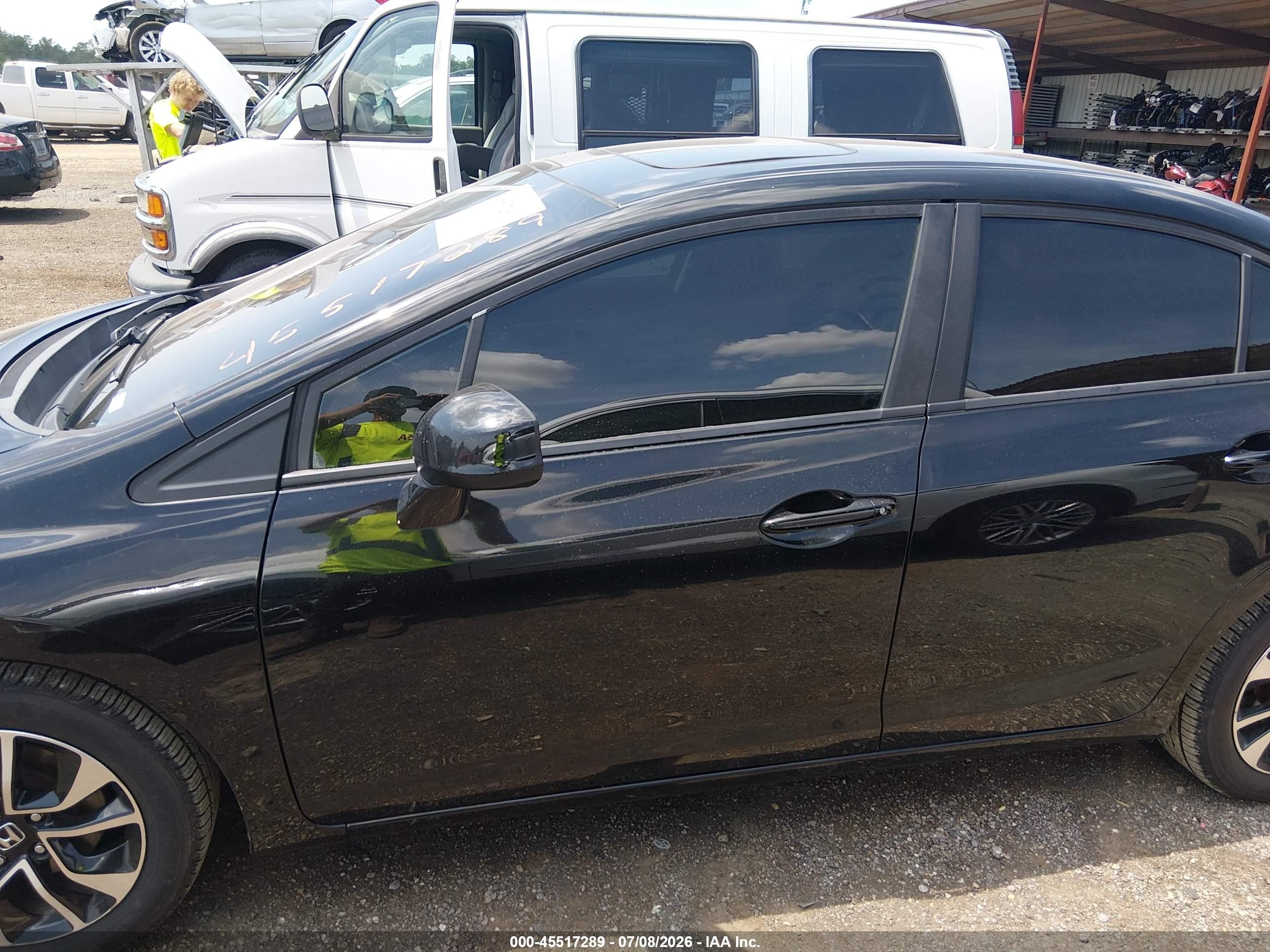 2013 Honda Civic Ex Black vin: 19XFB2F81DE019487