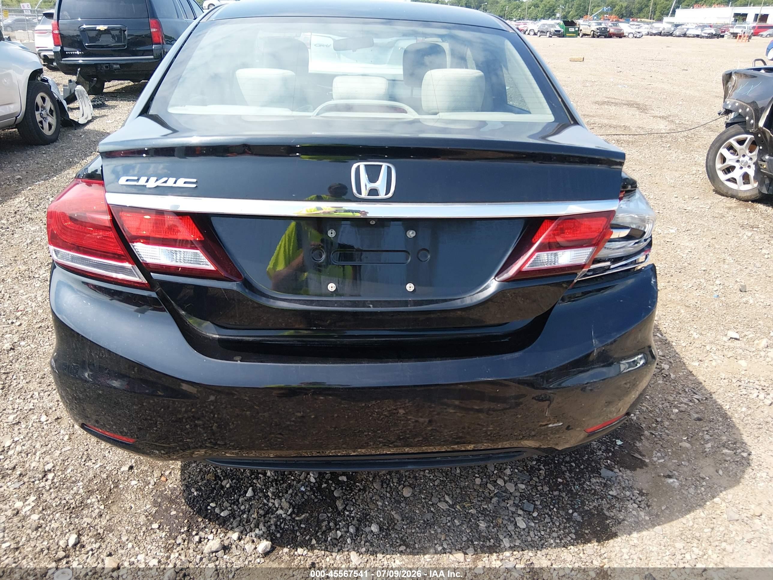 2013 Honda Civic Ex Black vin: 19XFB2F81DE022115