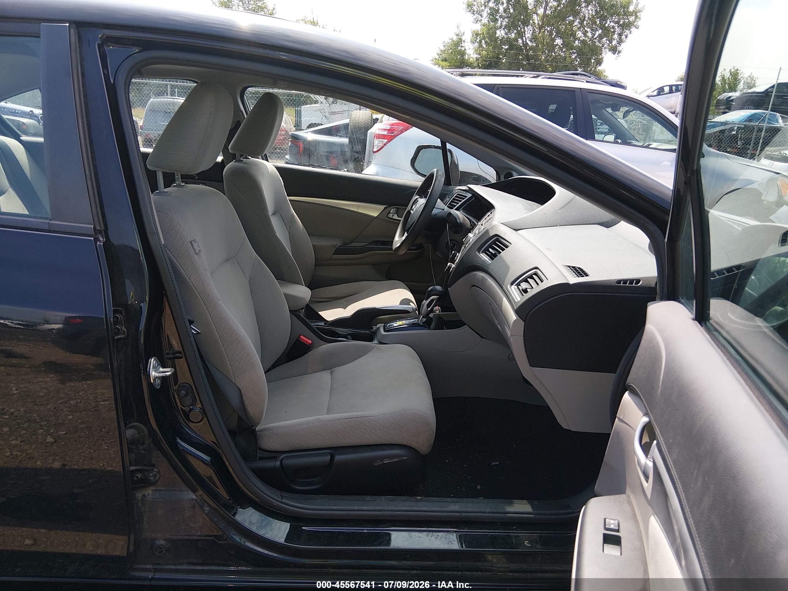 2013 Honda Civic Ex Black vin: 19XFB2F81DE022115