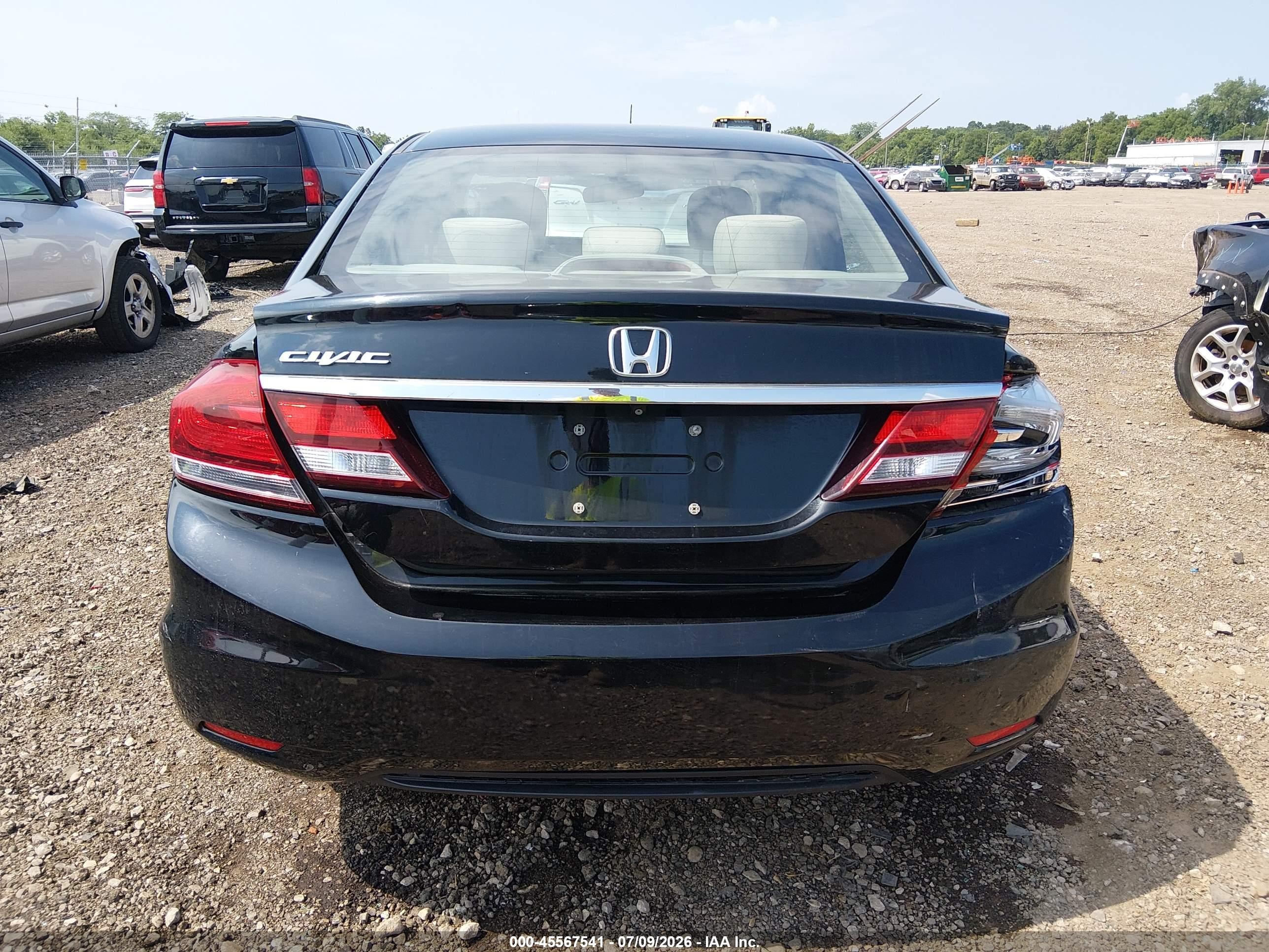 2013 Honda Civic Ex Black vin: 19XFB2F81DE022115