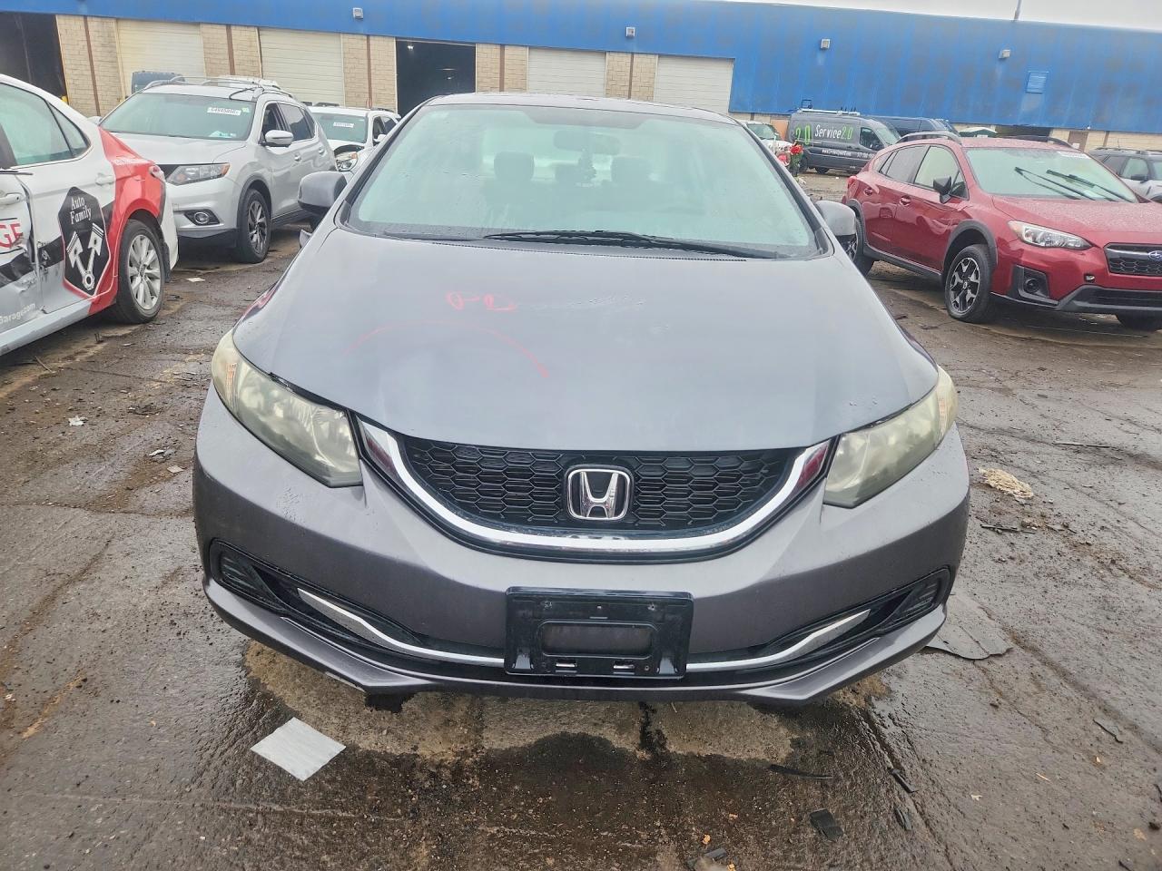2013 Honda Civic Ex Серый vin: 19XFB2F81DE027461