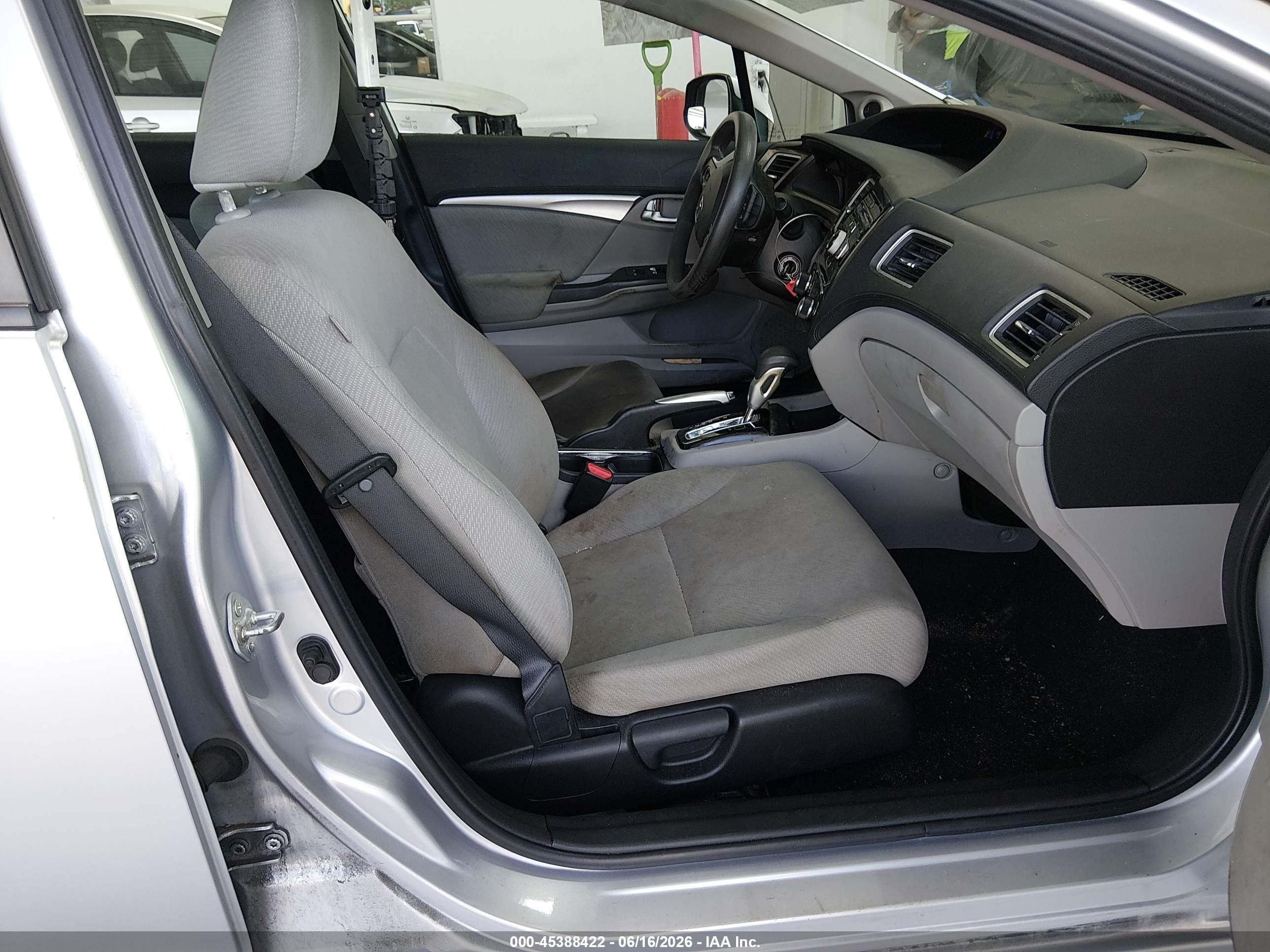 2013 Honda Civic Ex Silver vin: 19XFB2F81DE032241