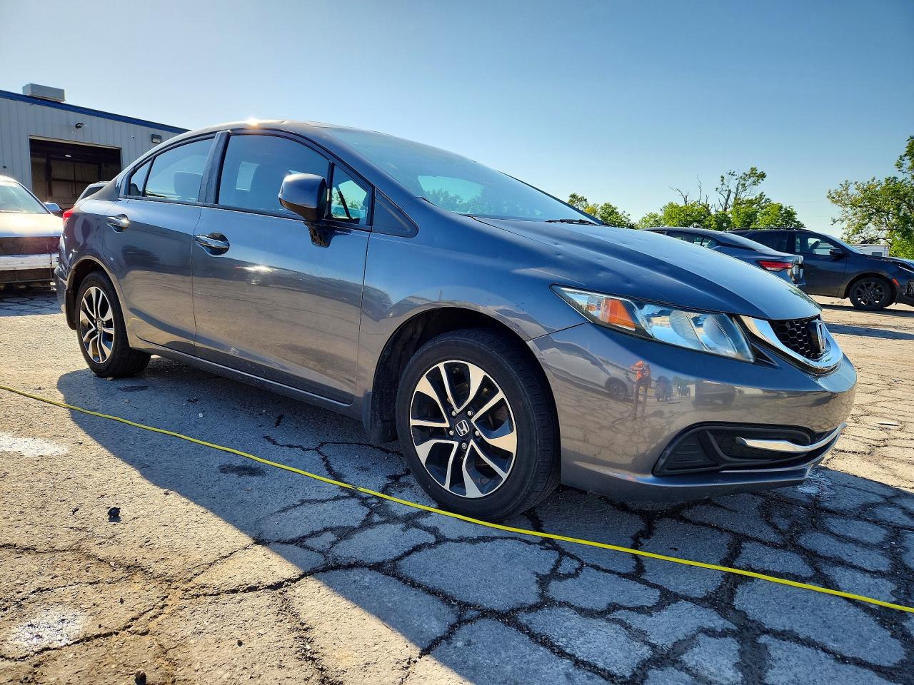 2013 Honda Civic Ex Серый vin: 19XFB2F81DE032823