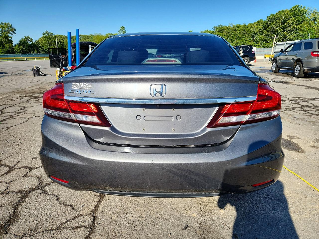 2013 Honda Civic Ex Серый vin: 19XFB2F81DE032823