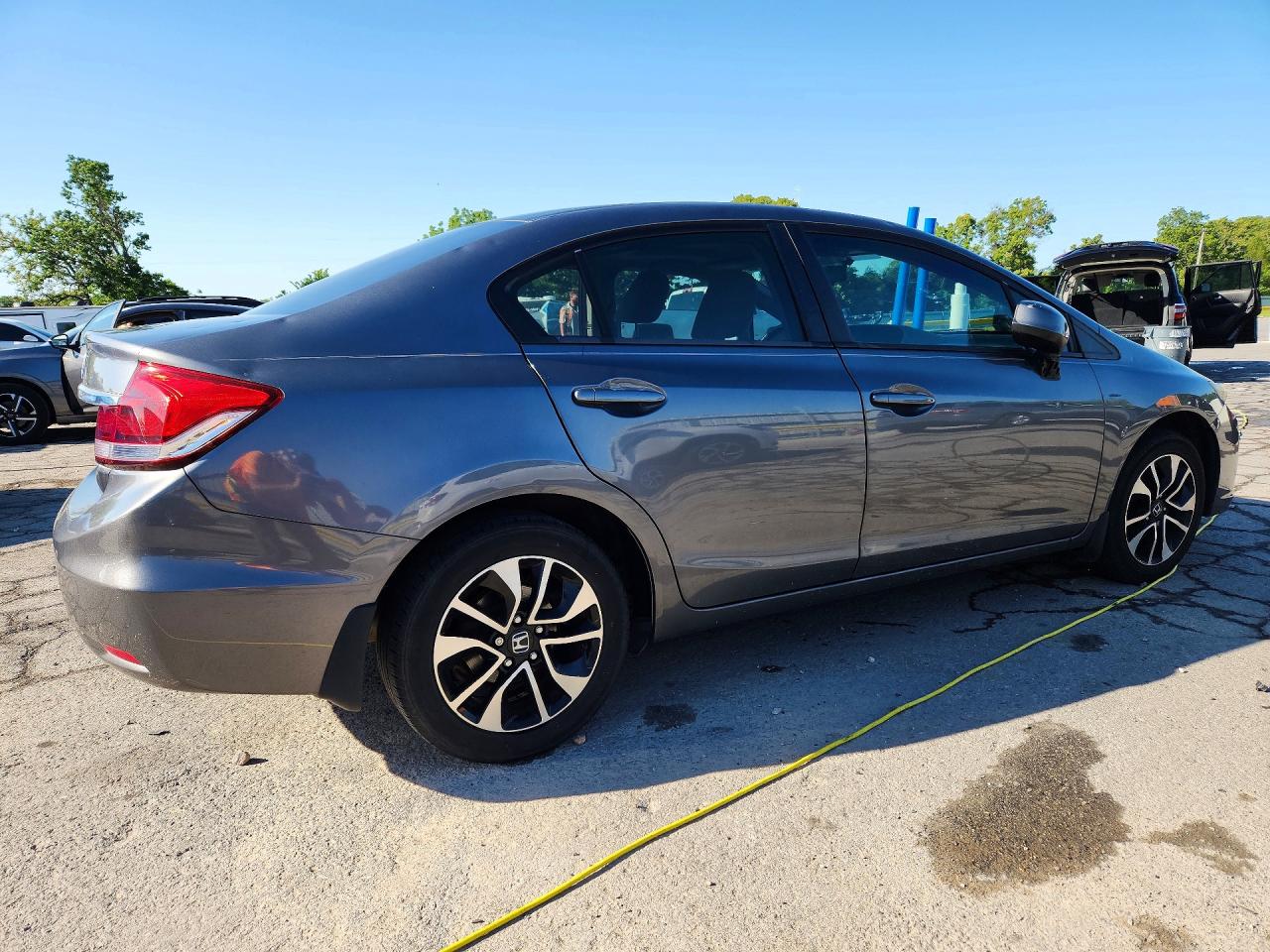 2013 Honda Civic Ex Серый vin: 19XFB2F81DE032823