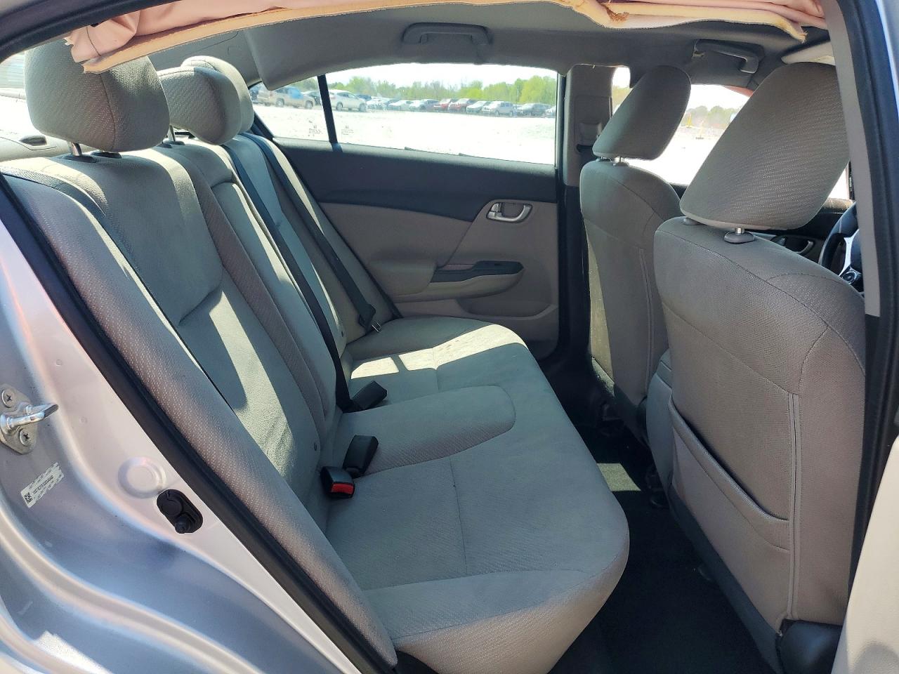2013 Honda Civic Ex Silver vin: 19XFB2F81DE046480
