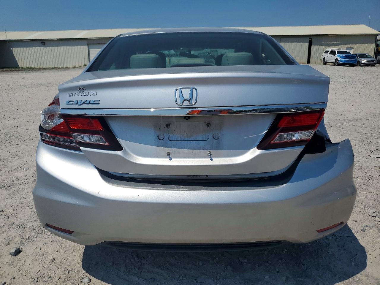 2013 Honda Civic Ex Silver vin: 19XFB2F81DE046480