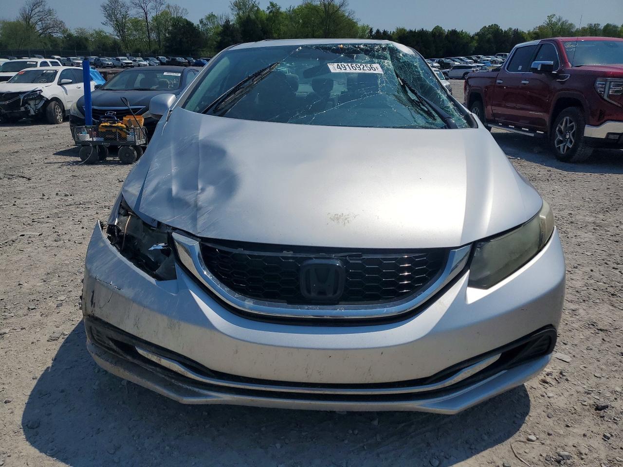 2013 Honda Civic Ex Silver vin: 19XFB2F81DE046480