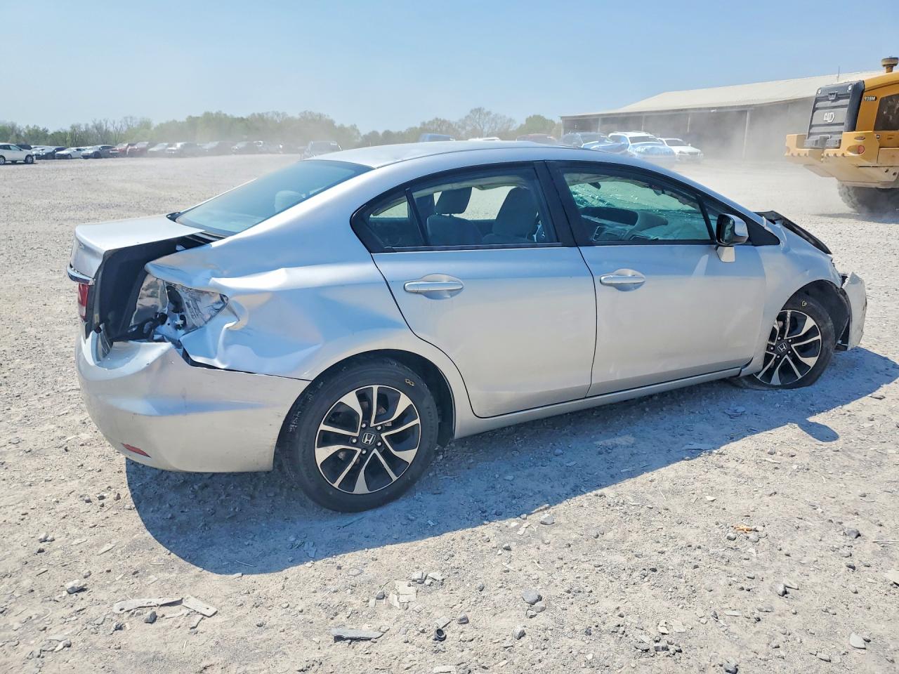2013 Honda Civic Ex Silver vin: 19XFB2F81DE046480