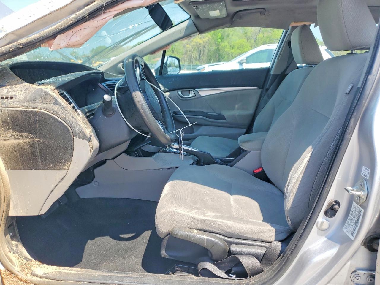 2013 Honda Civic Ex Silver vin: 19XFB2F81DE046480
