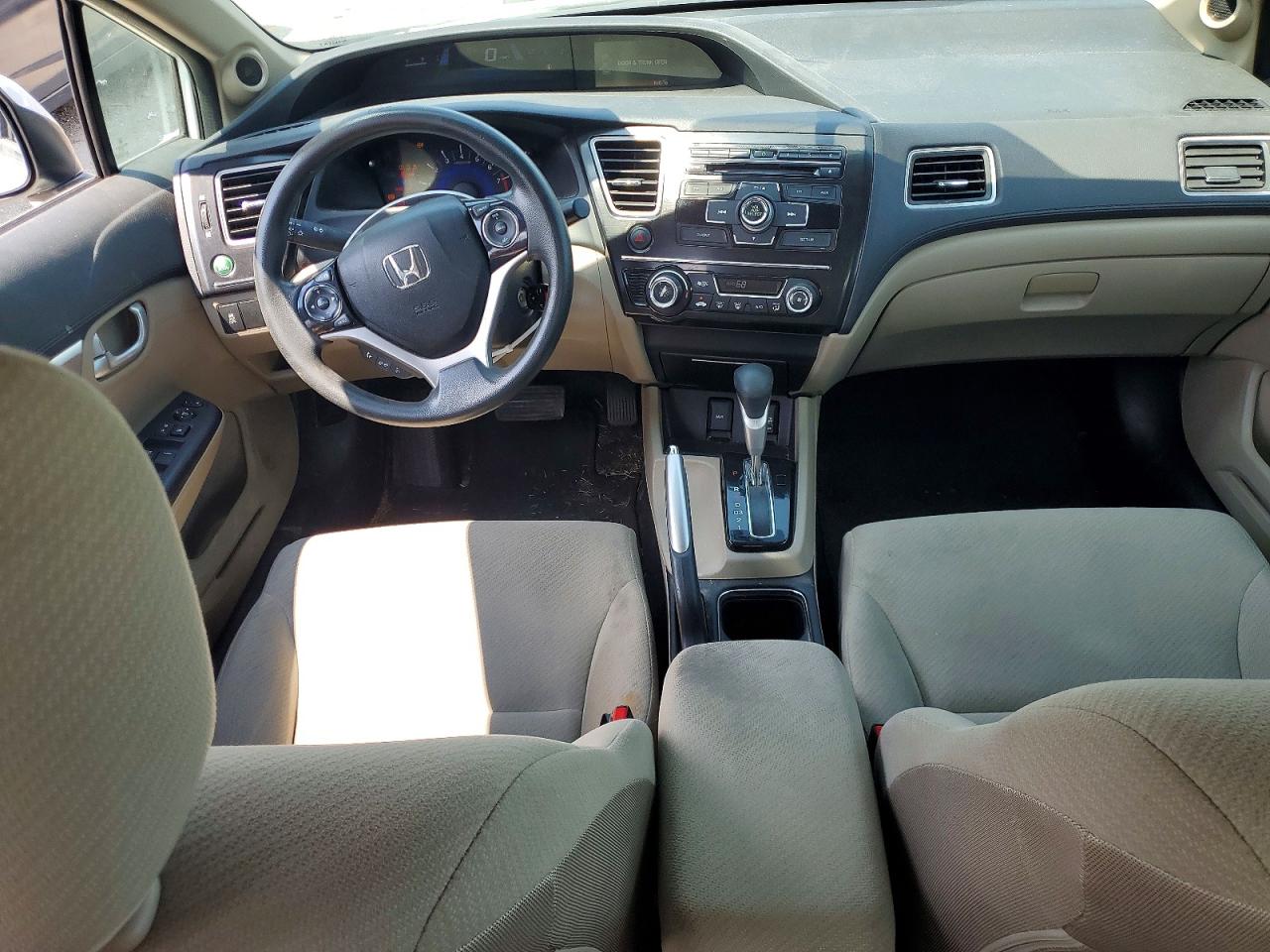 2013 Honda Civic Ex White vin: 19XFB2F81DE055406