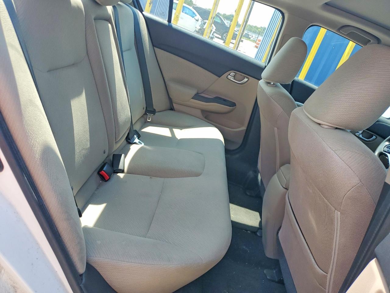 2013 Honda Civic Ex White vin: 19XFB2F81DE055406