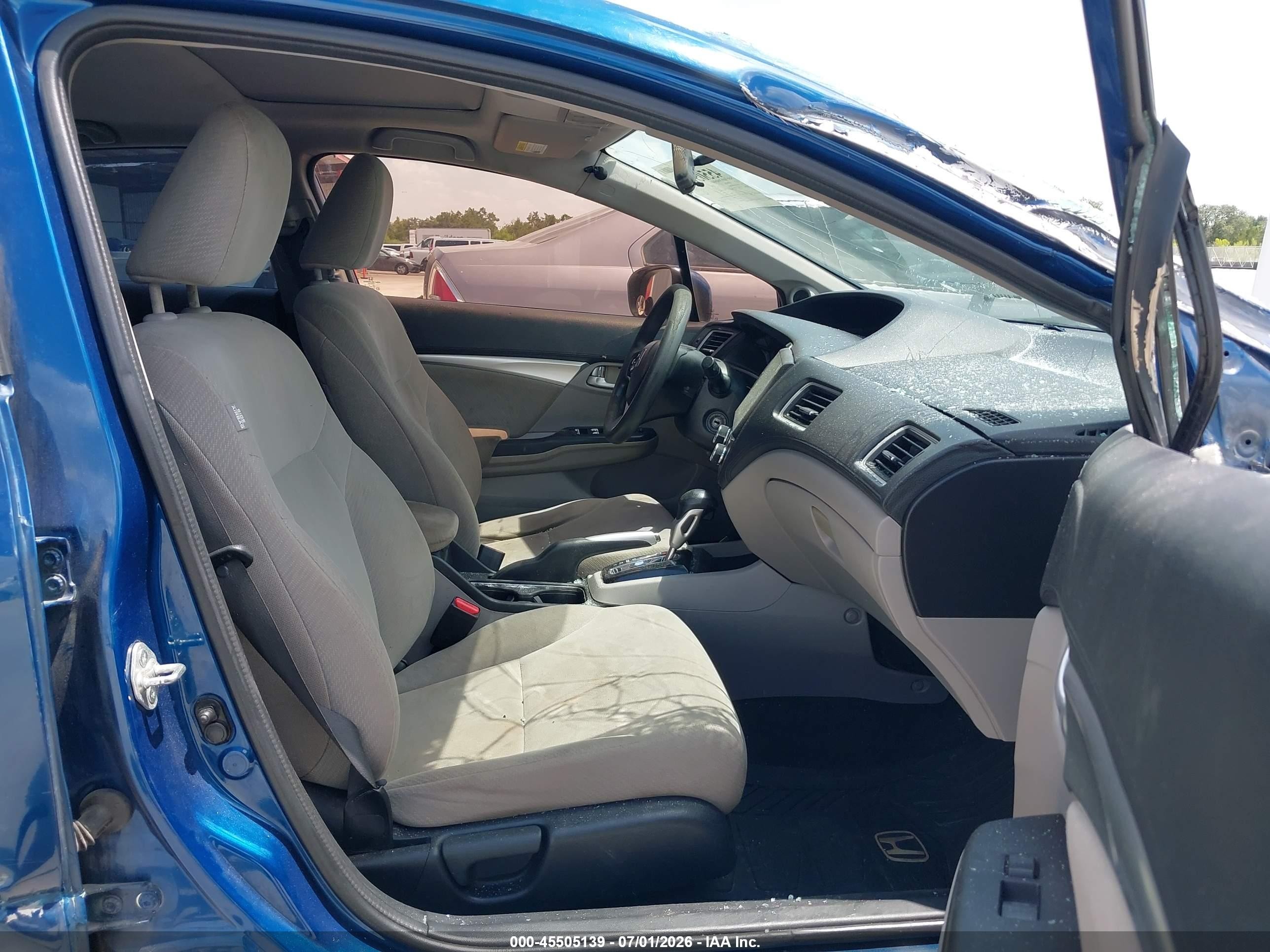 2013 Honda Civic Ex Blue vin: 19XFB2F81DE055826