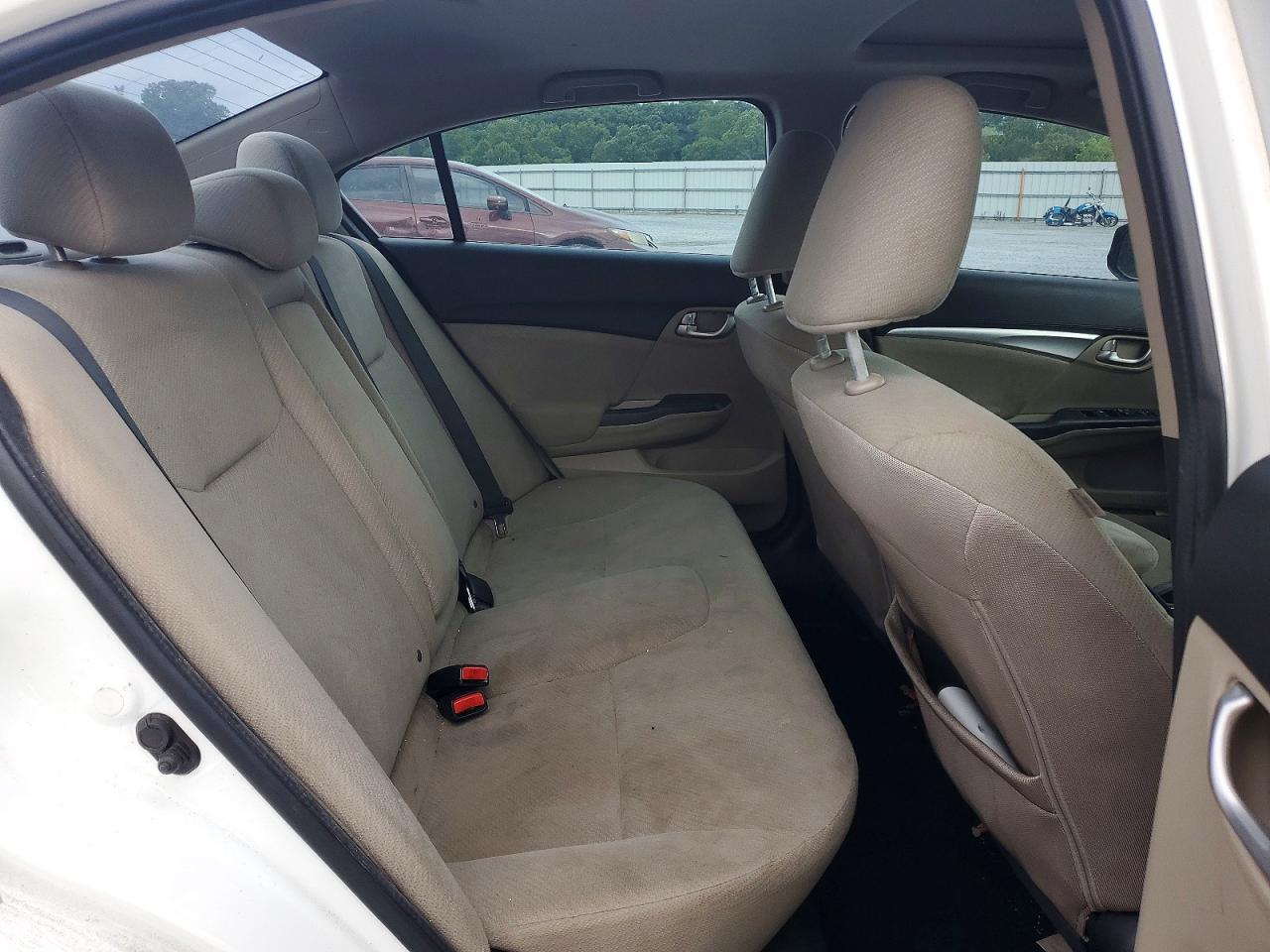 2013 Honda Civic Ex White vin: 19XFB2F81DE062159