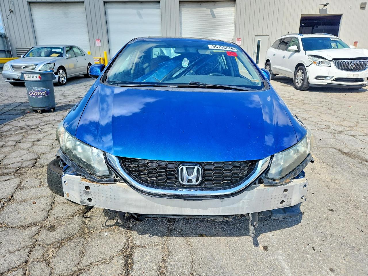 2013 Honda Civic Ex Blue vin: 19XFB2F81DE070777