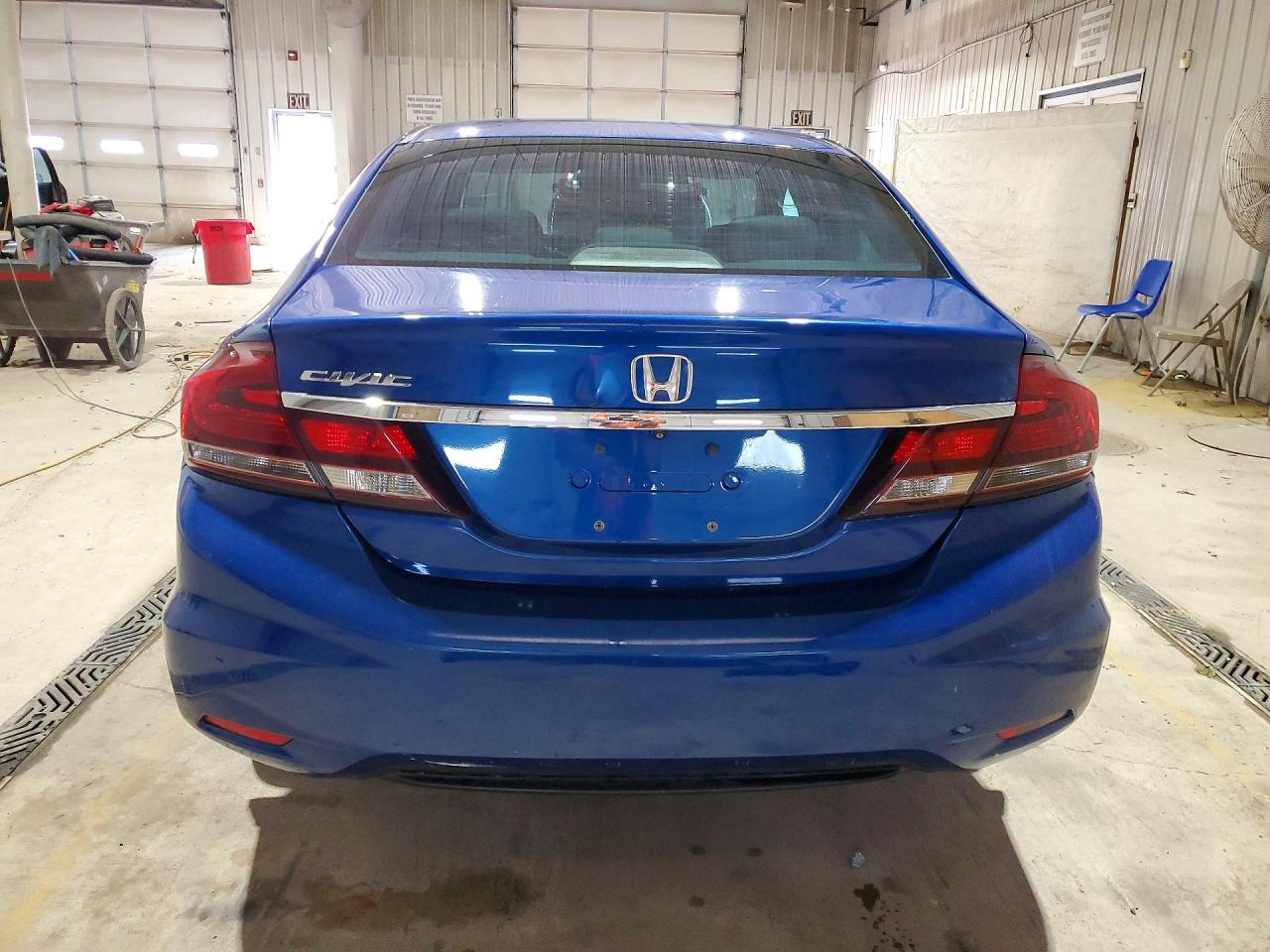 2013 Honda Civic Ex Blue vin: 19XFB2F81DE072240