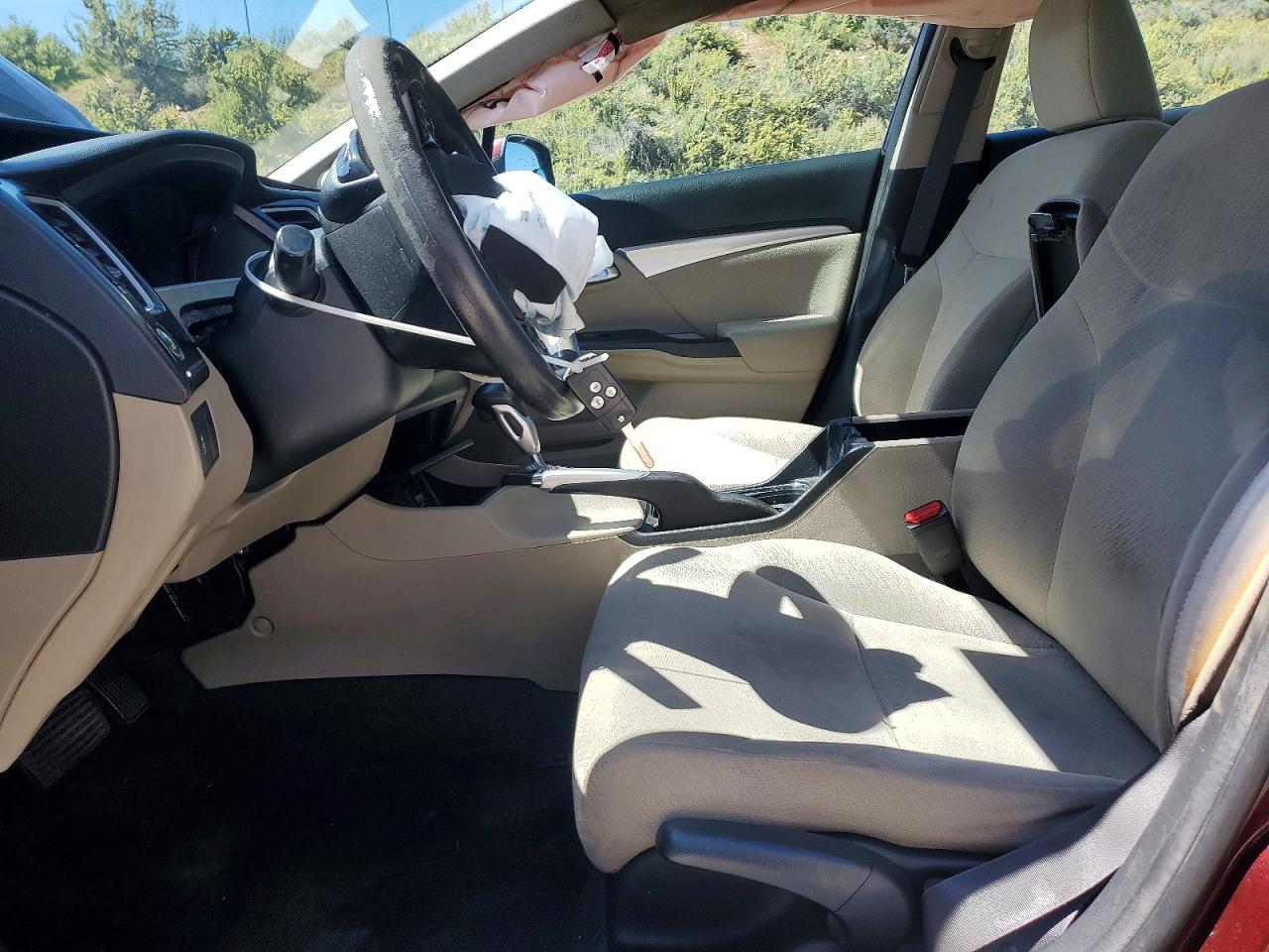 2013 Honda Civic Ex Maroon vin: 19XFB2F81DE079902