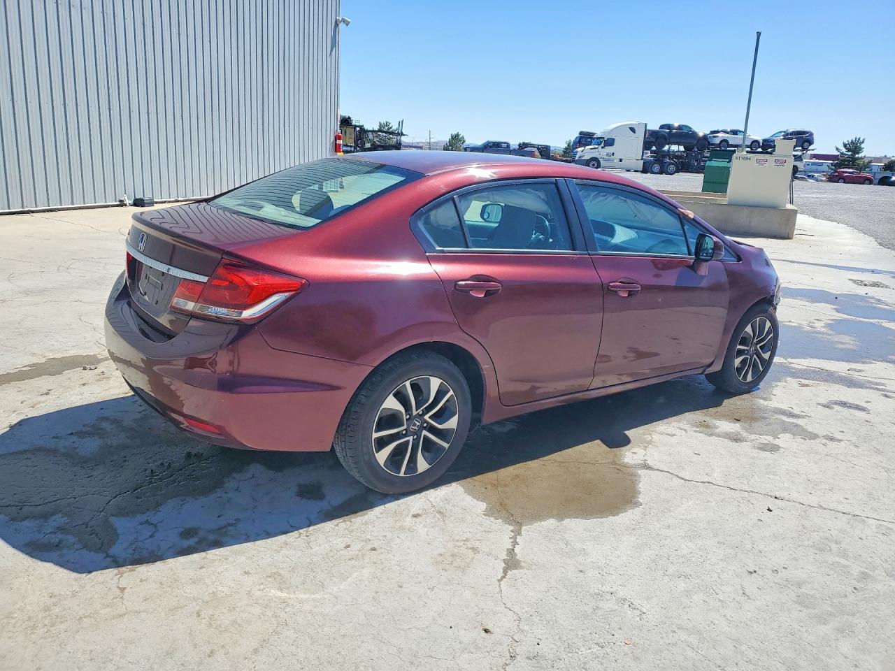 2013 Honda Civic Ex Maroon vin: 19XFB2F81DE079902
