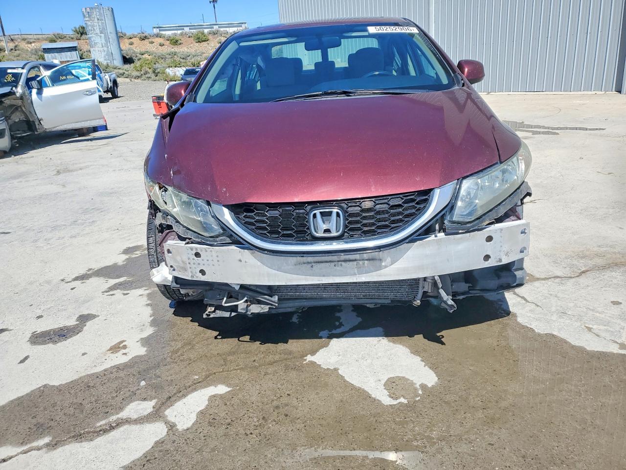 2013 Honda Civic Ex Maroon vin: 19XFB2F81DE079902