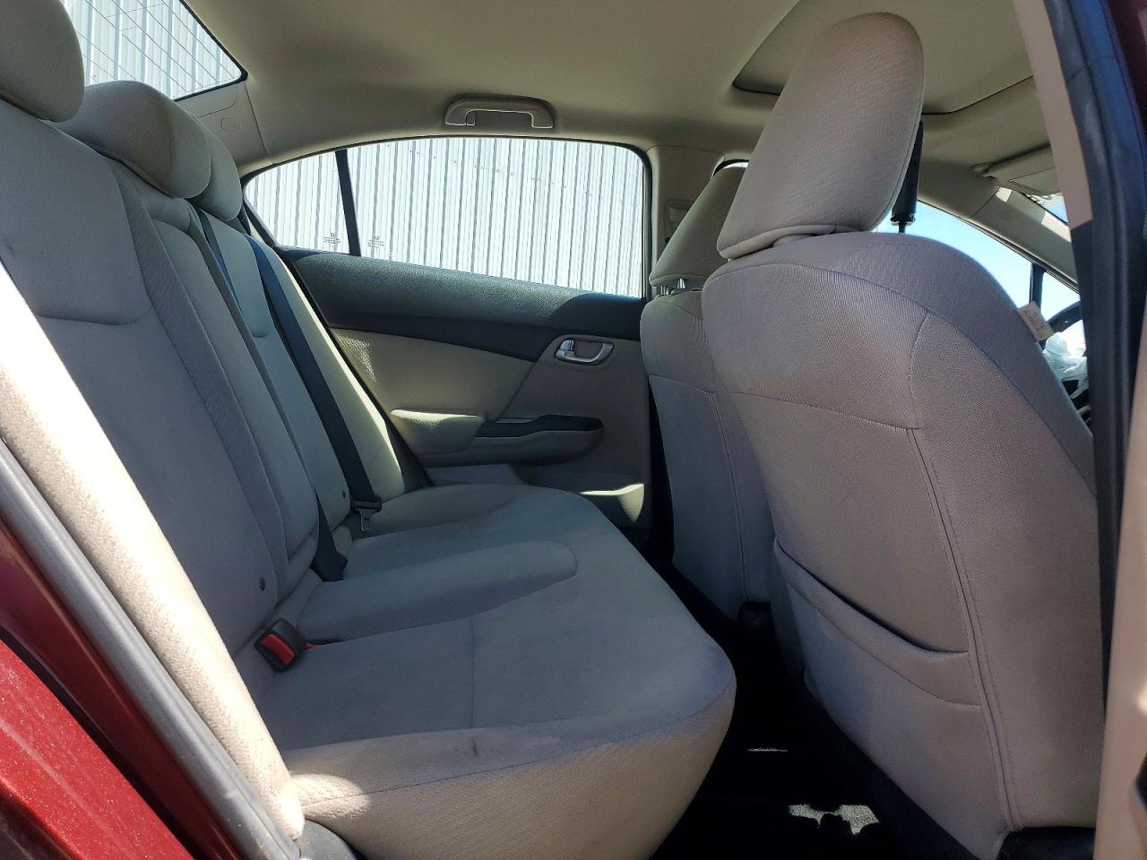 2013 Honda Civic Ex Maroon vin: 19XFB2F81DE079902