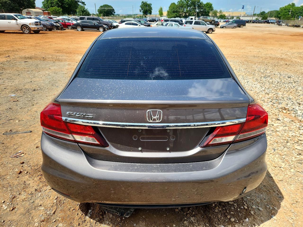 2013 Honda Civic Ex Gray vin: 19XFB2F81DE080029