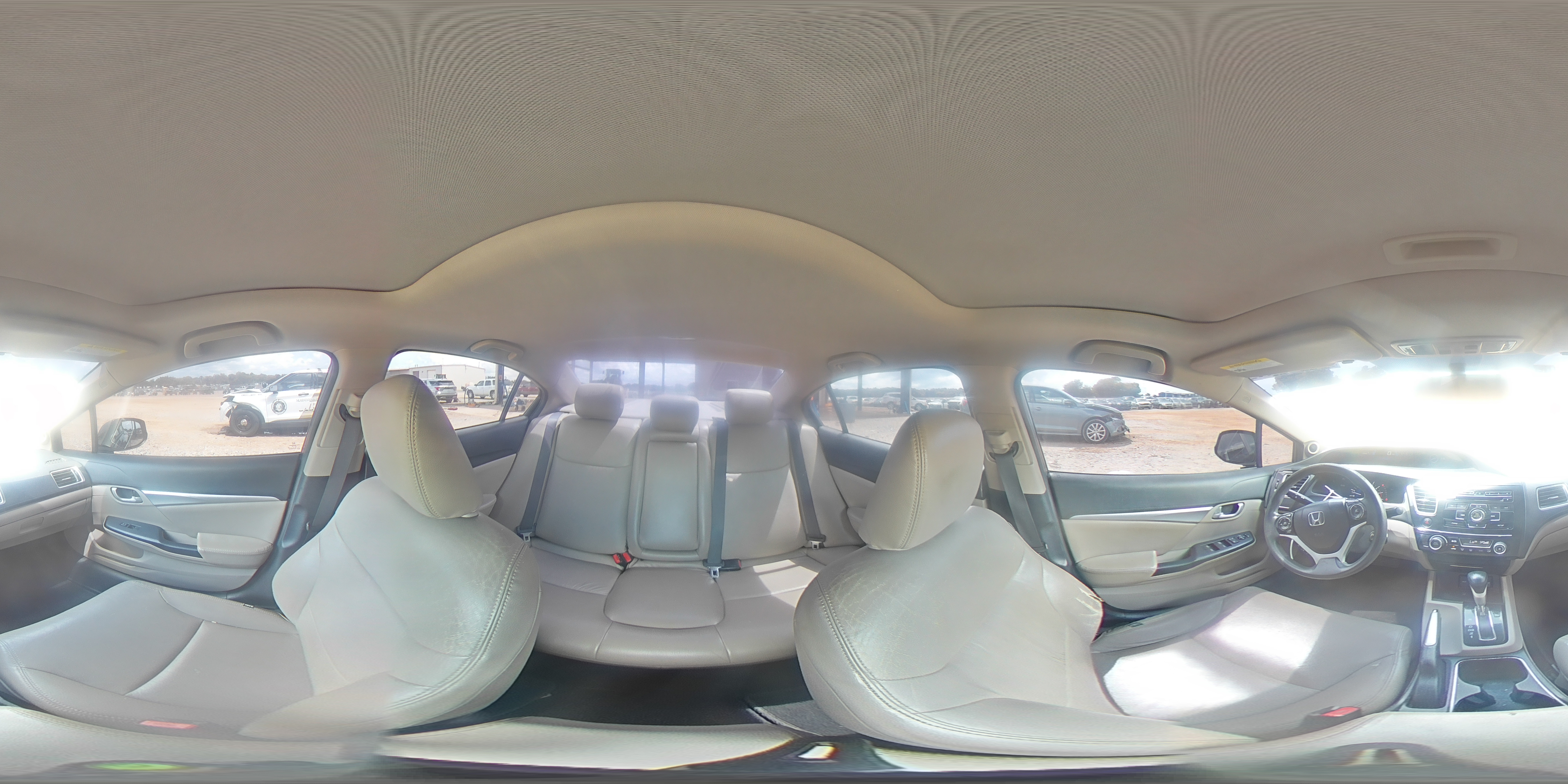 2013 Honda Civic Ex Gray vin: 19XFB2F81DE080029