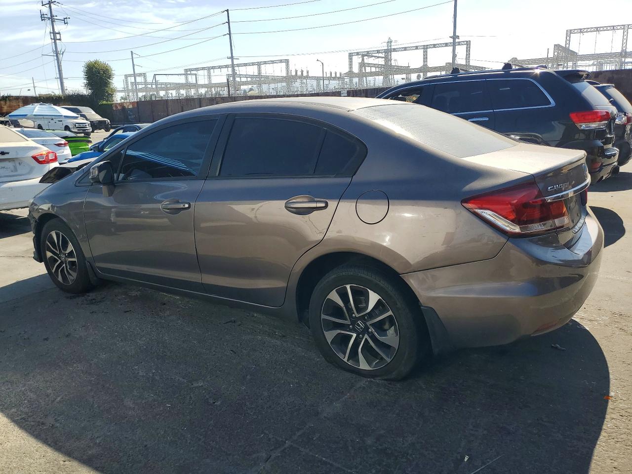 2013 Honda Civic Ex Gray vin: 19XFB2F81DE202999