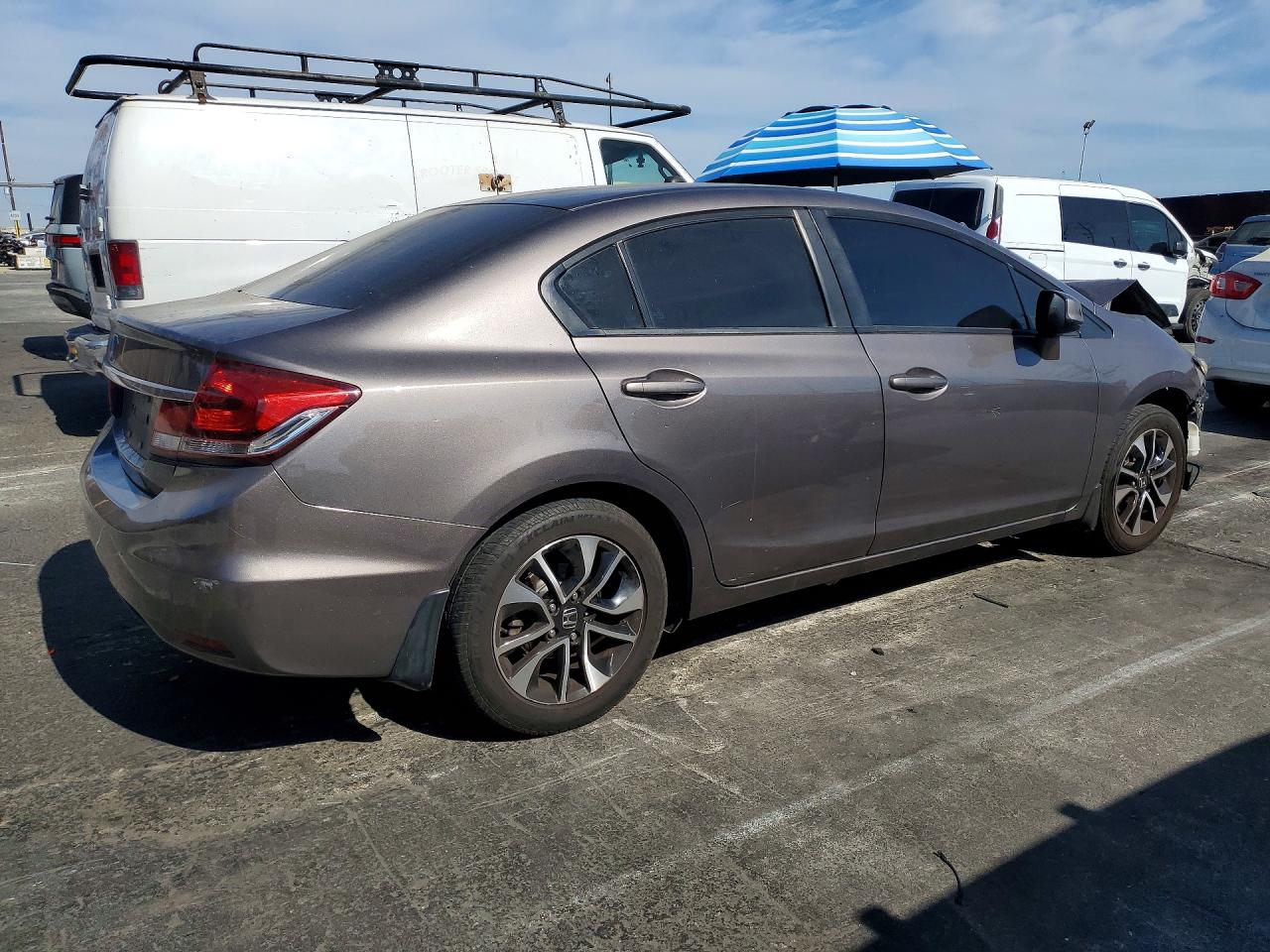 2013 Honda Civic Ex Gray vin: 19XFB2F81DE202999
