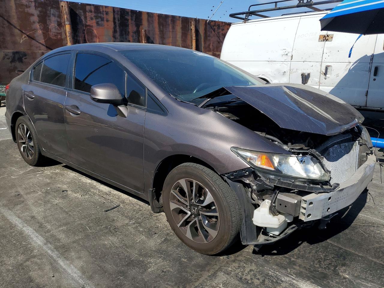 2013 Honda Civic Ex Gray vin: 19XFB2F81DE202999