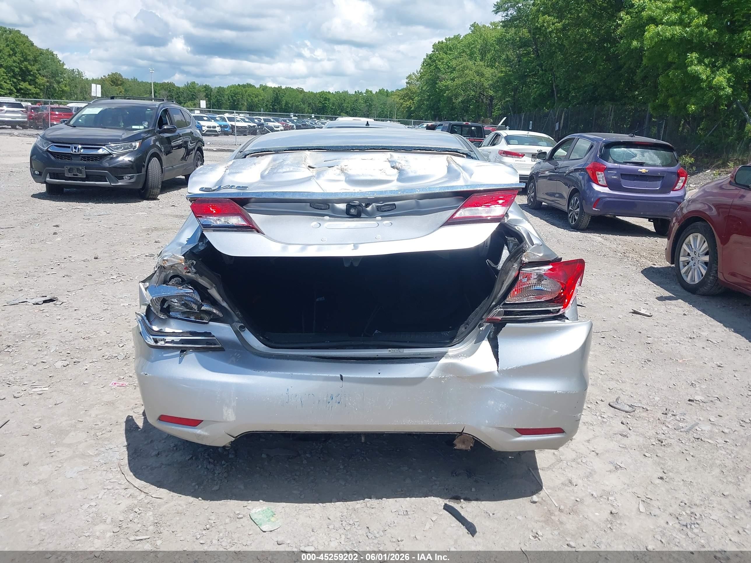 2013 Honda Civic Ex Silver vin: 19XFB2F81DE227742