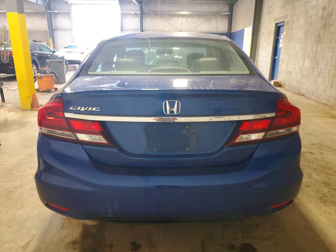 2013 Honda Civic Ex Синий vin: 19XFB2F81DE233217