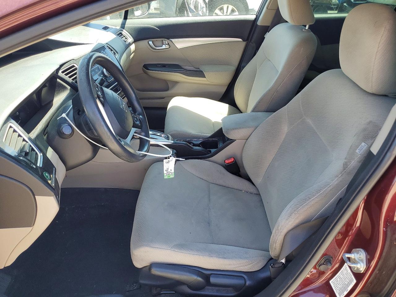 2013 Honda Civic Ex Бордовый vin: 19XFB2F81DE237980