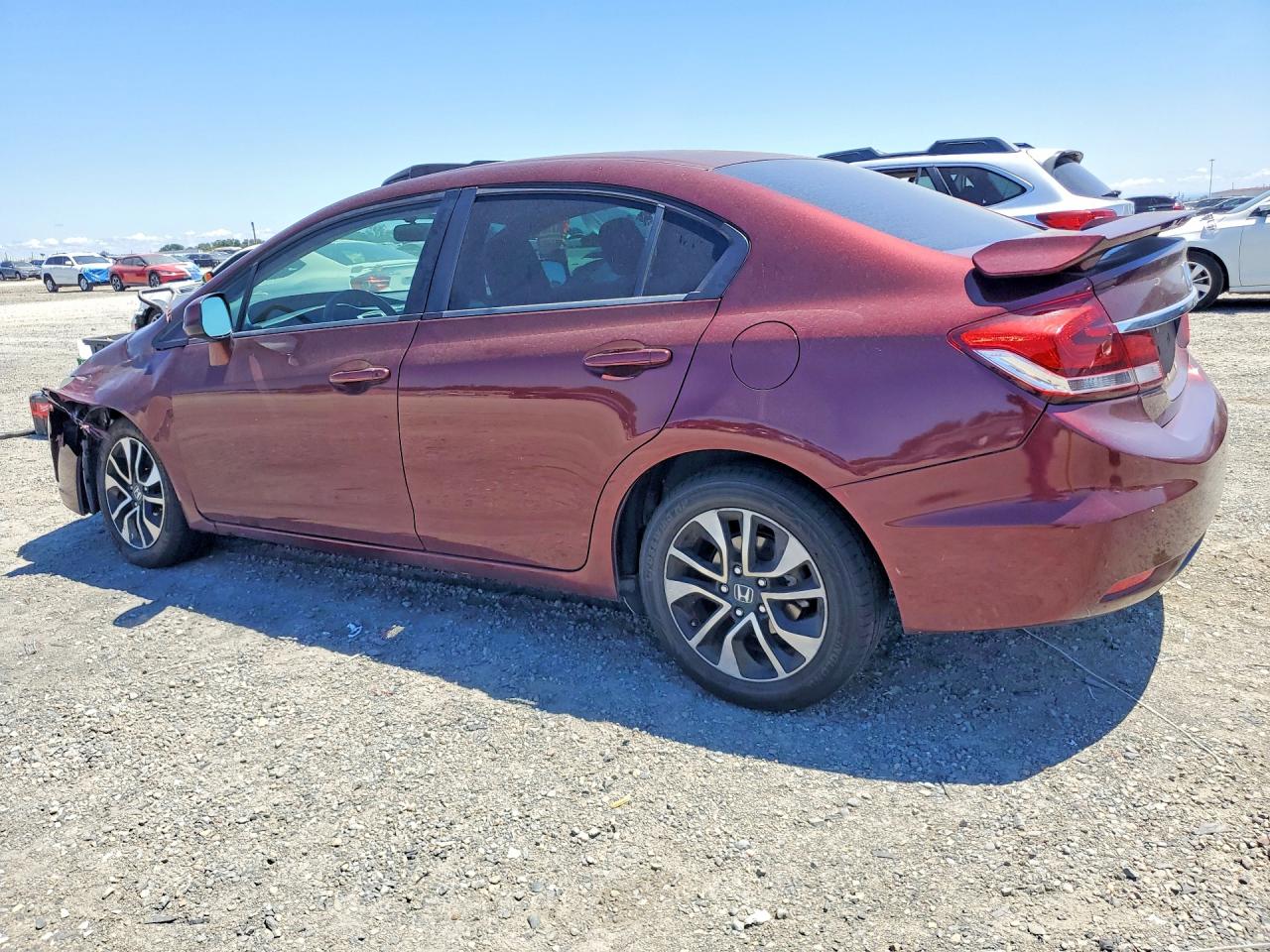 2013 Honda Civic Ex Бордовый vin: 19XFB2F81DE237980