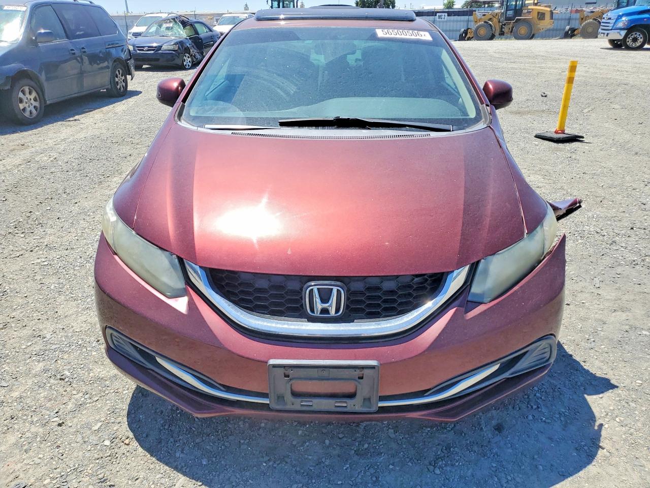 2013 Honda Civic Ex Бордовый vin: 19XFB2F81DE237980
