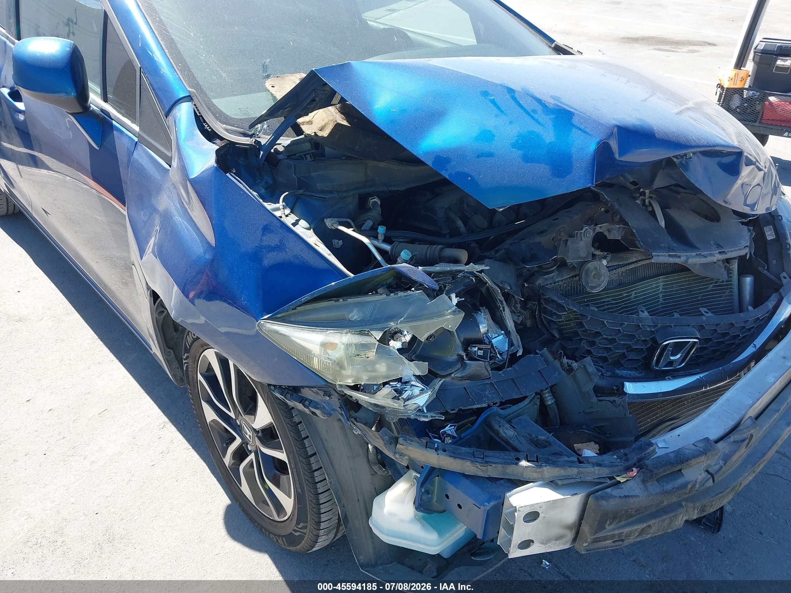 2013 Honda Civic Ex Blue vin: 19XFB2F81DE240135