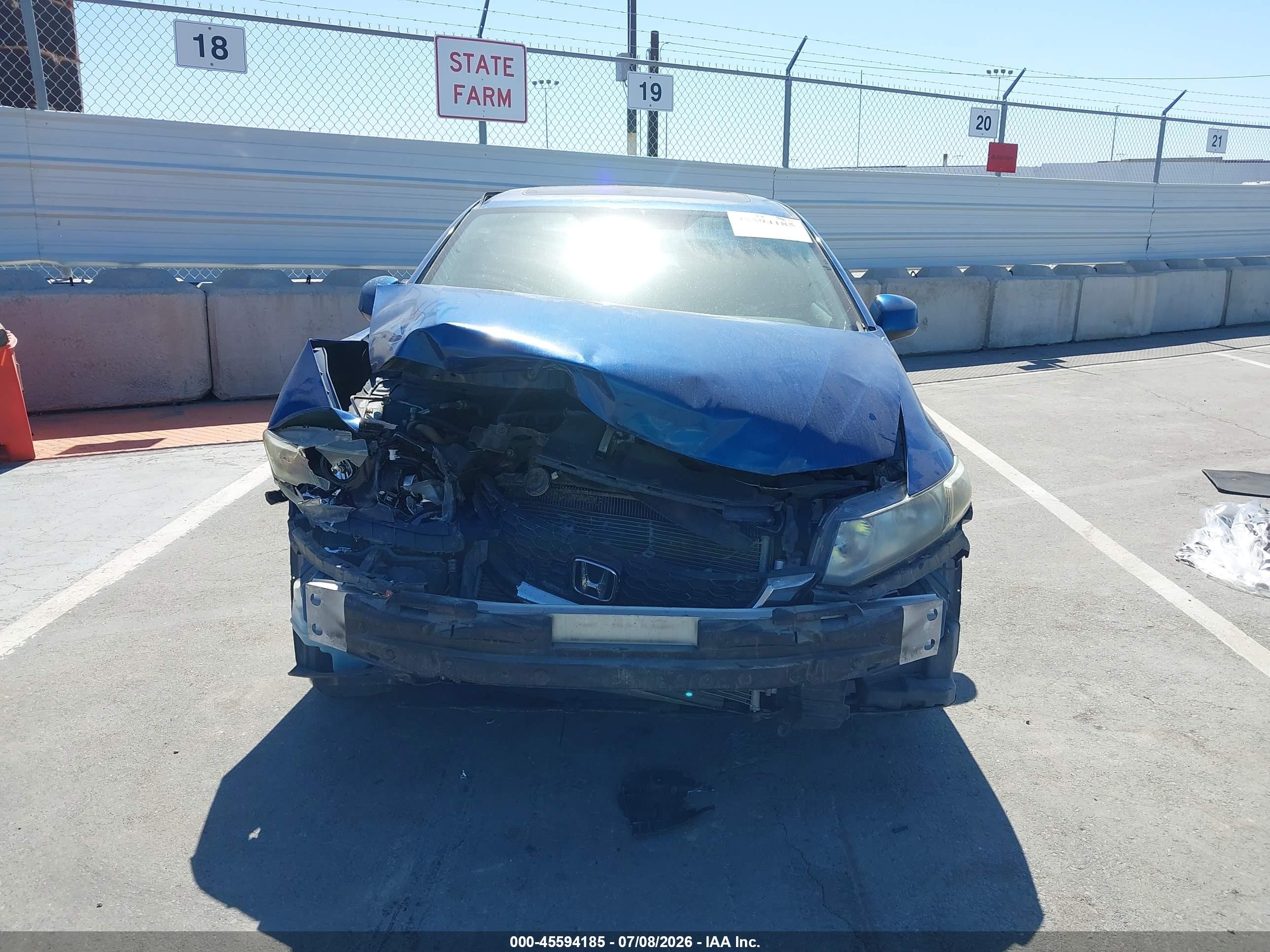 2013 Honda Civic Ex Blue vin: 19XFB2F81DE240135