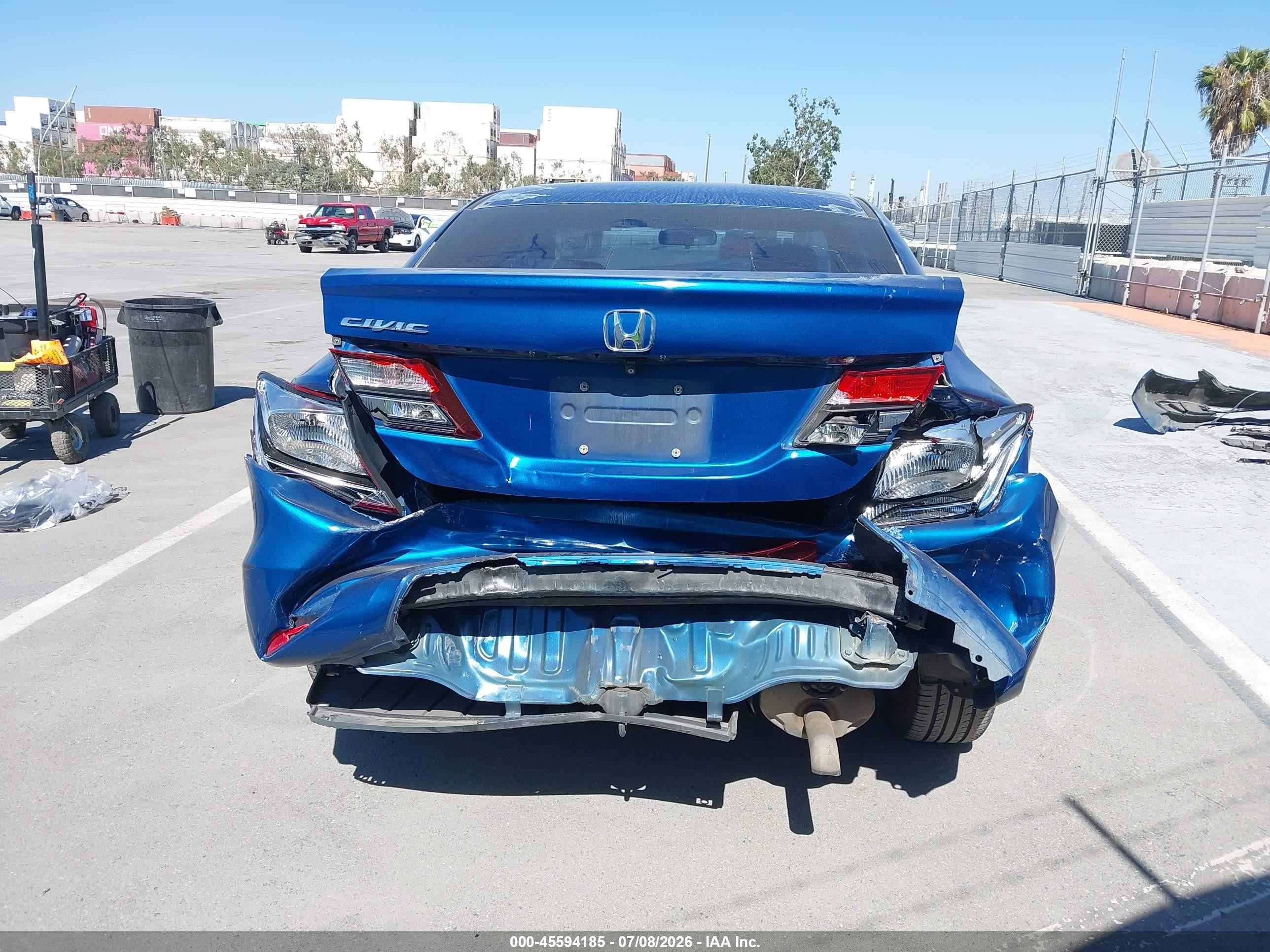 2013 Honda Civic Ex Blue vin: 19XFB2F81DE240135