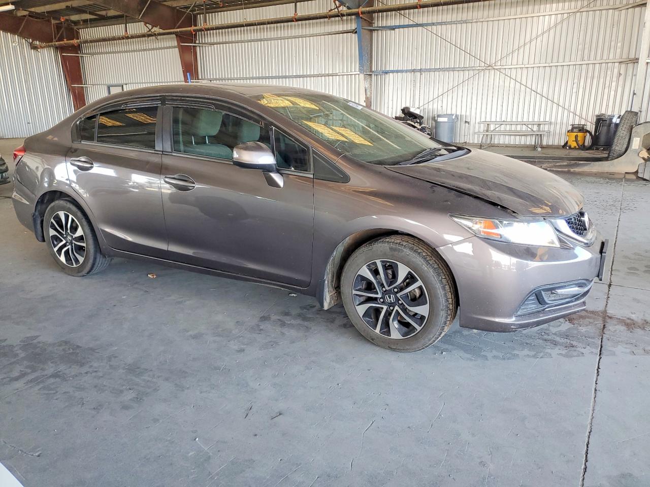 2013 Honda Civic Ex Gray vin: 19XFB2F81DE250678