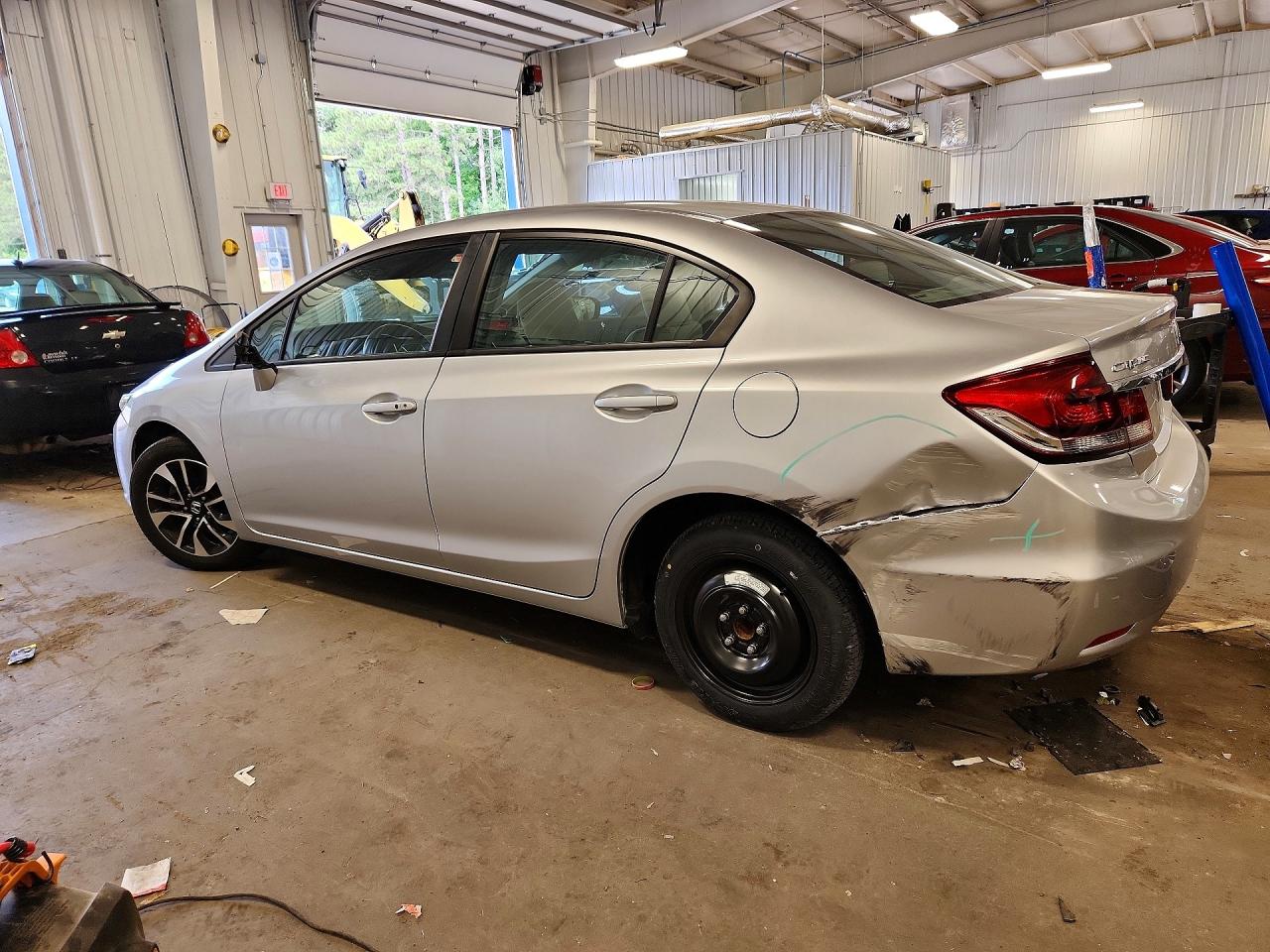 2014 Honda Civic Ex Silver vin: 19XFB2F81EE009009